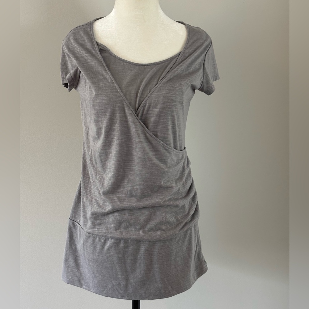 Gray Women's Nursing Top